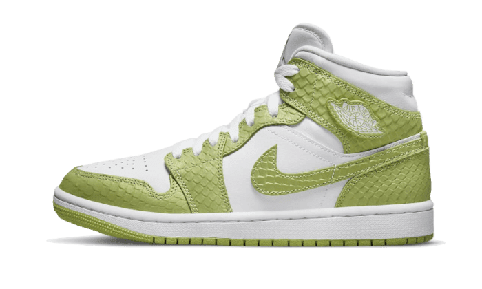 Air Jordan 1 Mid Green Python