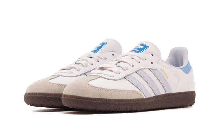 Samba OG Core White Halo Blue