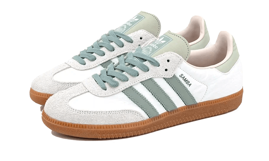 Samba OG Cloud White Silver Green