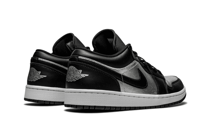 Air Jordan 1 Low SE Black Metallic Silver