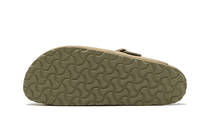 Boston Suede Leather Faded Khaki
