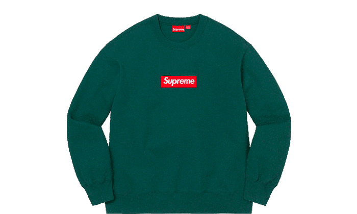 Box Logo Crewneck Dark Pine