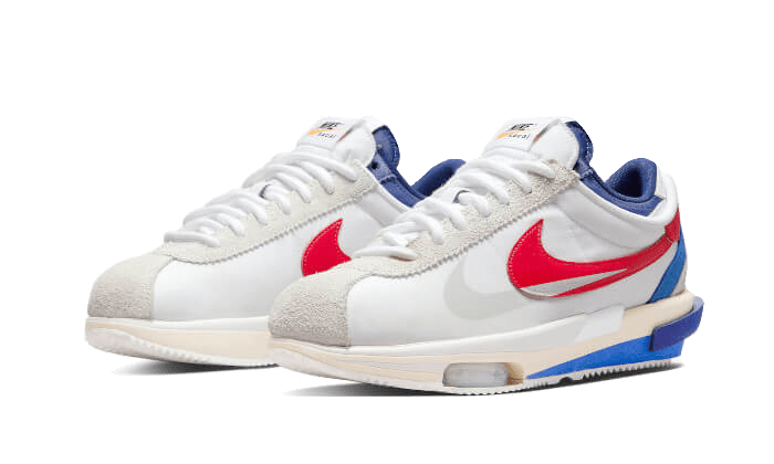 Cortez 4.0 Sacai White University Red Blue