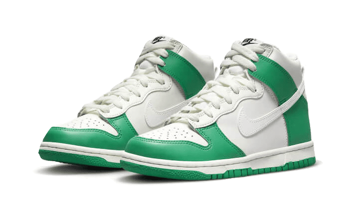 Dunk High White Green