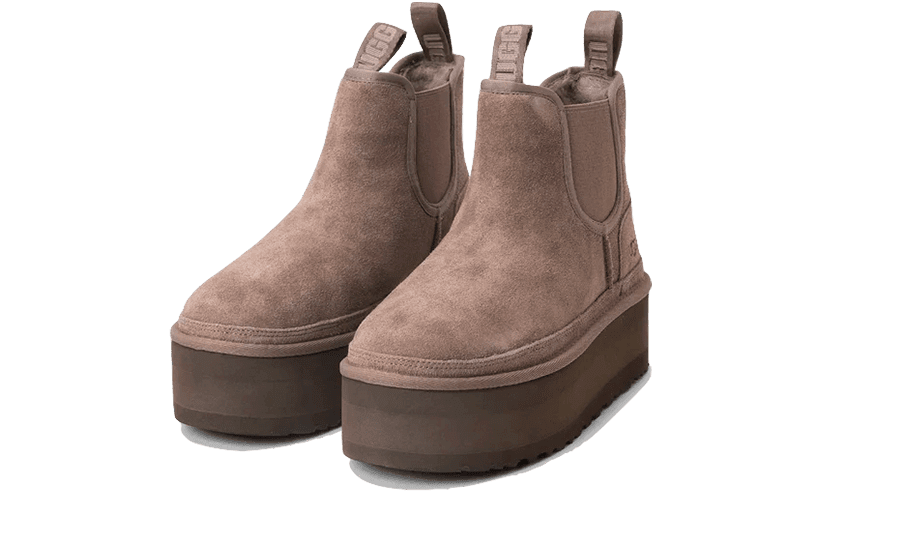 Neumel Platform Chelsea Boot Smoke Plum